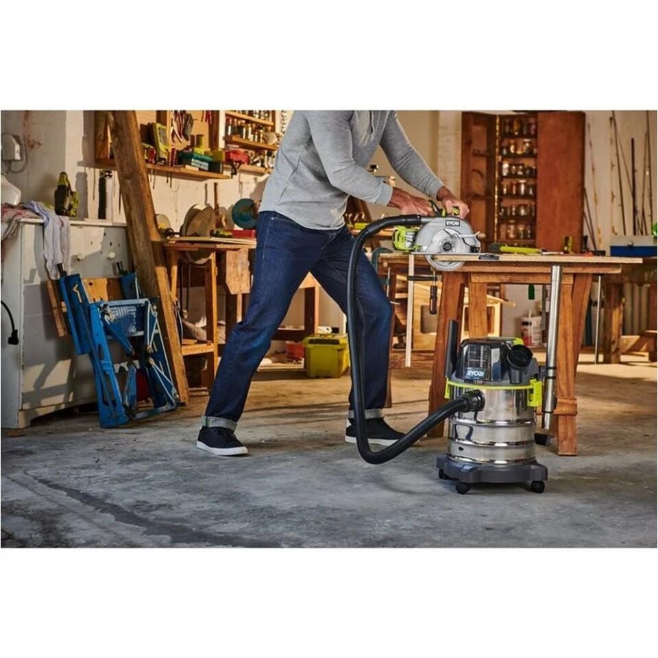 RYOBİ R18WDV-0 Akülü Süpürge (Akü Dahil Değildir.) (5133004724)
