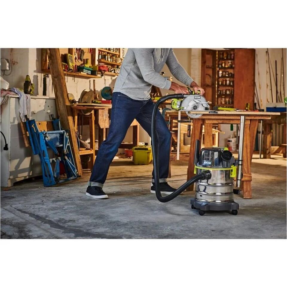 RYOBİ R18WDV-0 Akülü Süpürge (Akü Dahil Değildir.) (5133004724)