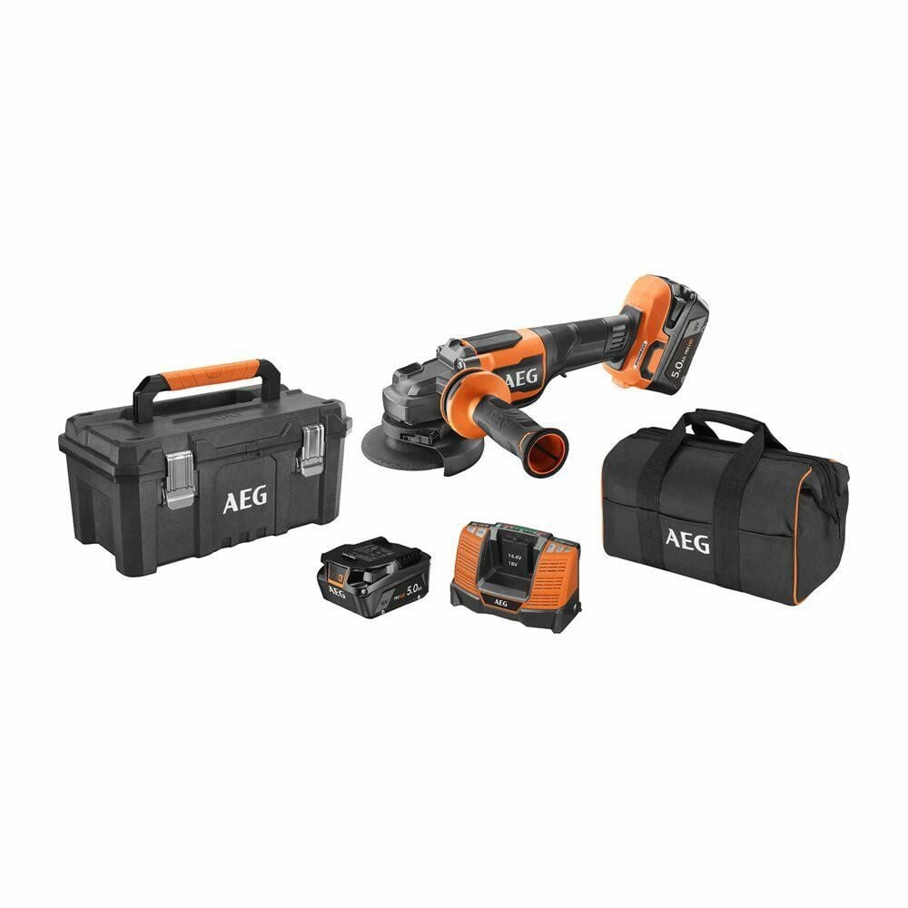 AEG BEWS18-115BLPX2-502TB Akülü Taşlama Makinesi (4935492109)