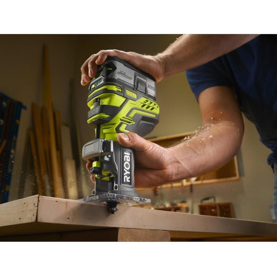 RYOBİ R18TR-0 Avuç İçi Frezesi (Akü Dahil Değildir.) (5133002917)