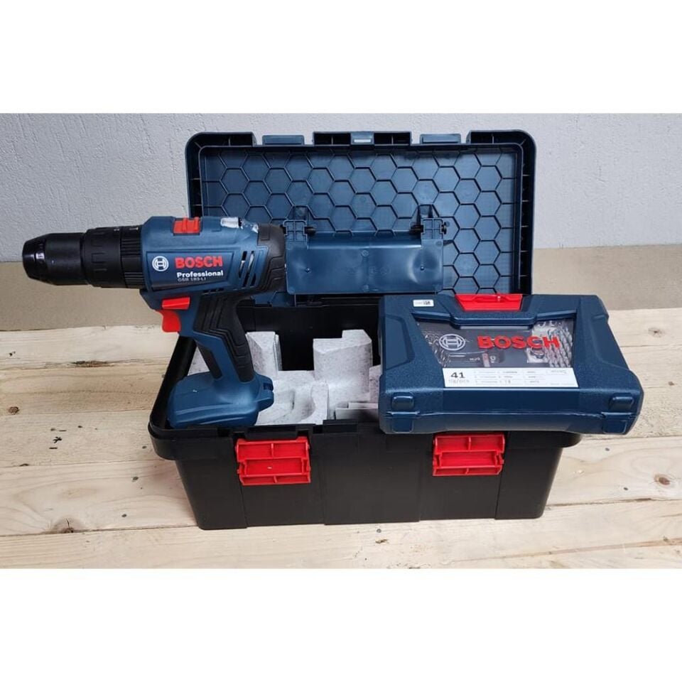 BOSCH GSB 183-Li Akülü Darbeli Matkap Takım Çantalı (0 601 9K9 1K3)