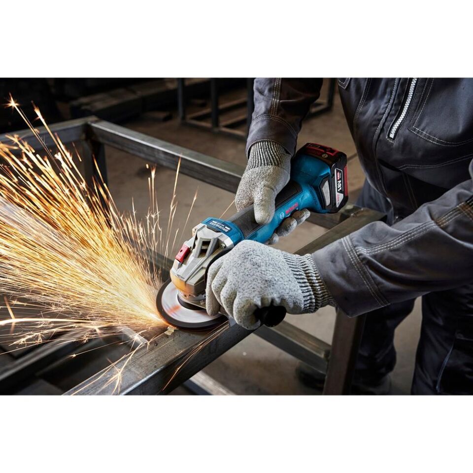BOSCH GSR 18V-45 Akülü Matkap + GWS 18V-8 Akülü Taşlama Kombi Set (2x4.0Ah) (0 615 A50 07N)
