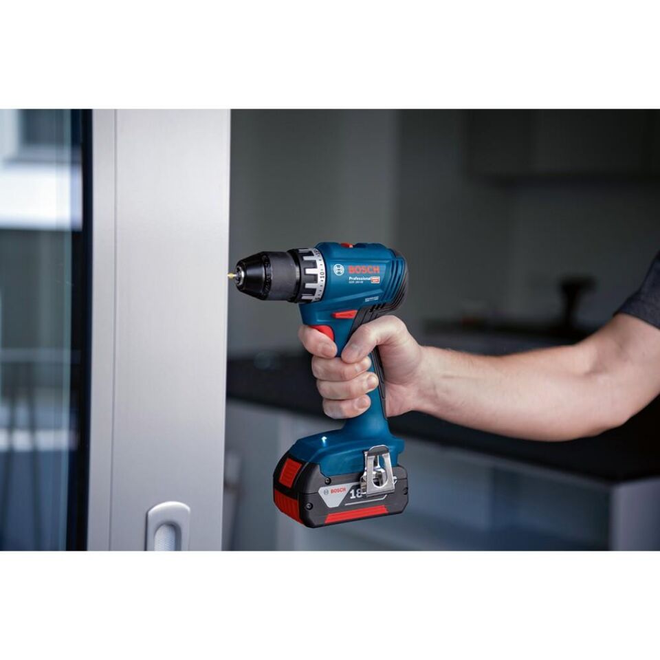 BOSCH GSR 18V-45 Akülü Matkap + GWS 18V-8 Akülü Taşlama Kombi Set (2x4.0Ah) (0 615 A50 07N)
