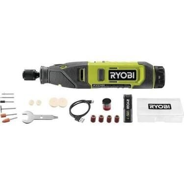 RYOBİ RRT4-120GA15 Akülü Gravür Seti 15 Parça Aksesuarlı (5133005634)