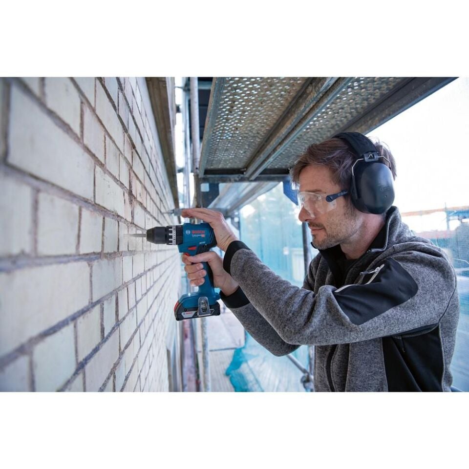 BOSCH GSB 18V-45 Akülü Matkap + GDR 18V-215 Akülü Vidalama Seti (2x4.0Ah) (0 615 A50 069)