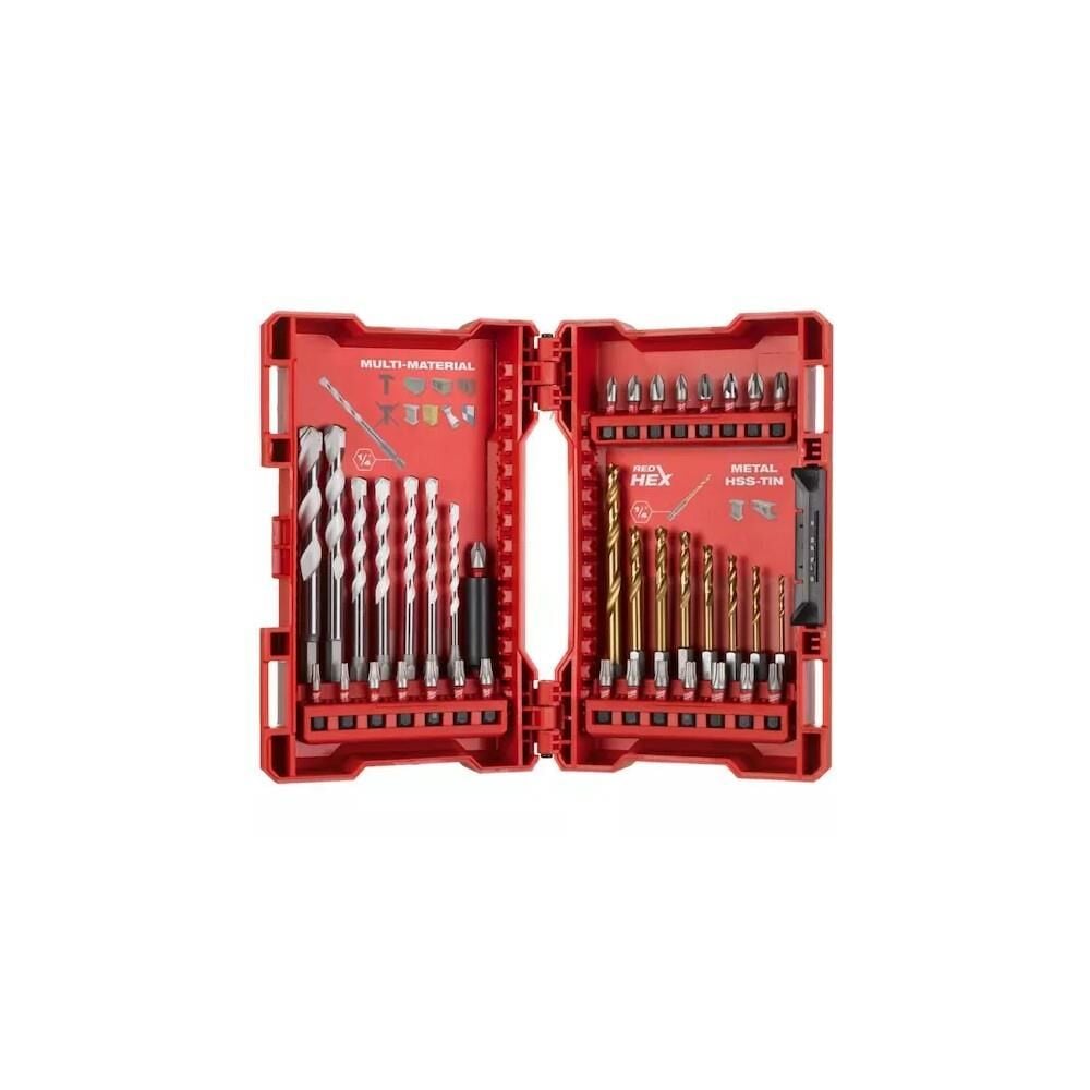 MİLWAUKEE Shockwave  Delme + Vidalama Set 39 Parça (4932479854)