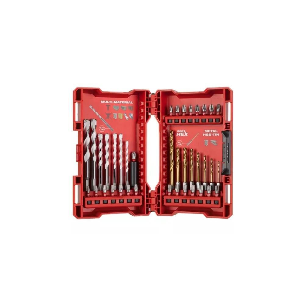 MİLWAUKEE Shockwave  Delme + Vidalama Set 39 Parça (4932479854)