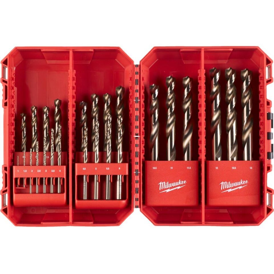 MİLWAUKEE Metal Matkap Ucu Hss-G Co (Red Cobalt) 25 Parça Set  (4932493868)