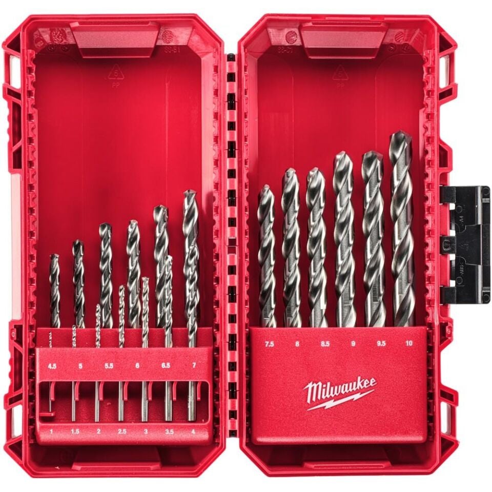 MİLWAUKEE Metal Matkap Ucu Set 19 Parça (1-10) Thunderweb Seri (4932493869)