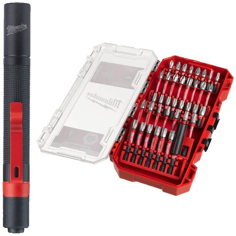 MİLWAUKEE Bits Uç Seti 39 Parça Shockwave Impact Duty + Led Fener (4932860932)