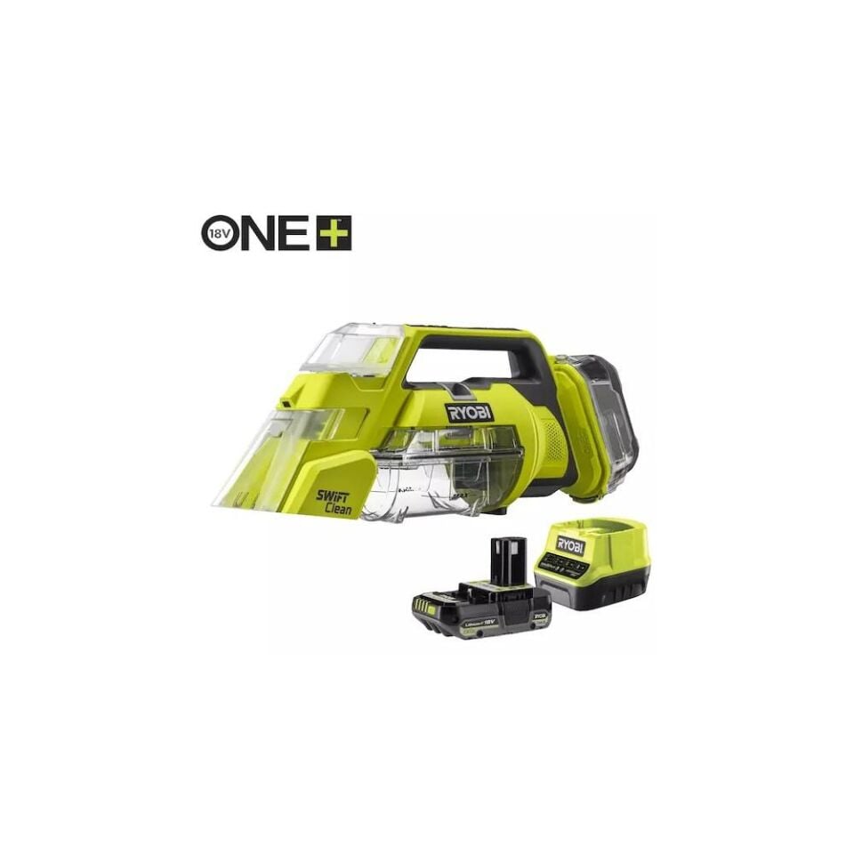 RYOBİ RDC18-1C20G Akülü Halı Koltuk Yıkama (1x2.0Ah Akü + Şarj Cihazı) (5133006331)