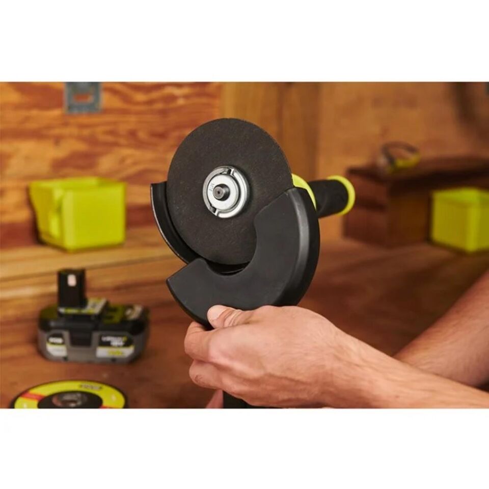 RYOBİ RAG18X125-0 Akülü Kömürsüz Avuç Taşlama 125mm (Akü Dahil Değildir.) (5133006422)