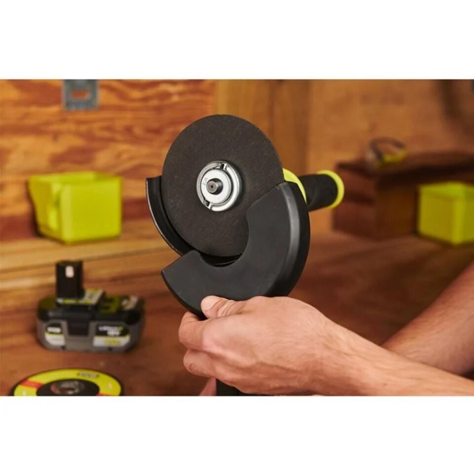 RYOBİ RAG18X125-0 Akülü Kömürsüz Avuç Taşlama 125mm (Akü Dahil Değildir.) (133006422)