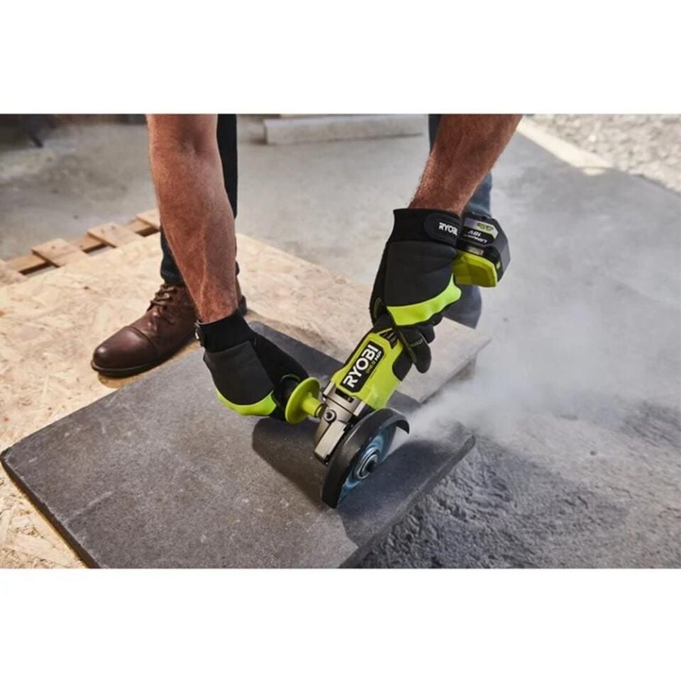RYOBİ RAG18X125-0 Akülü Kömürsüz Avuç Taşlama 125mm (Akü Dahil Değildir.) (133006422)
