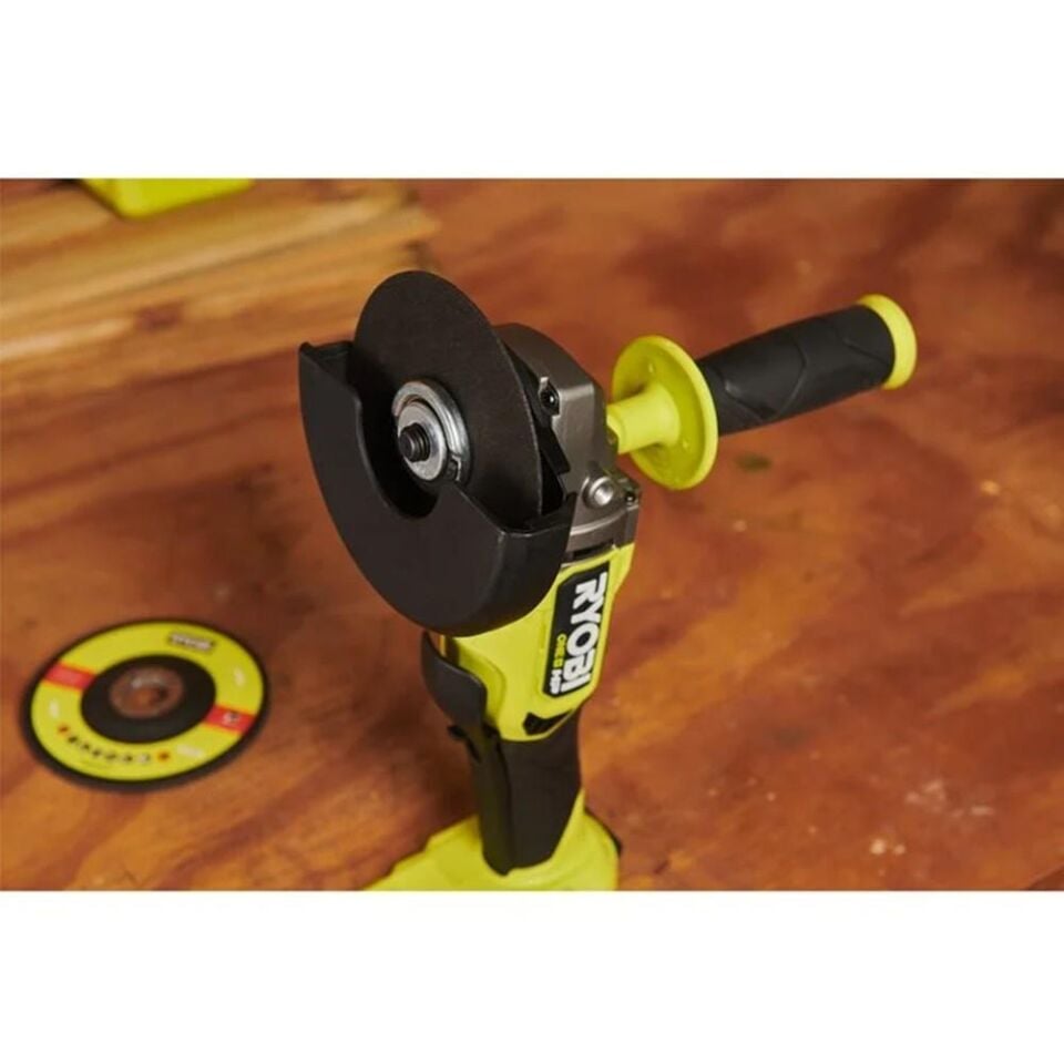 RYOBİ RAG18X125-0 Akülü Kömürsüz Avuç Taşlama 125mm (Akü Dahil Değildir.) (133006422)