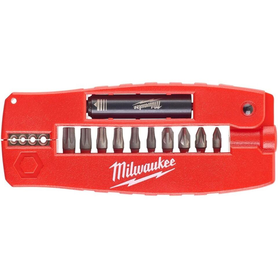 MİLWAUKEE Bits Uç Seti 12 Parça + Tornavida + Kablo Sıyırma (4932430910)
