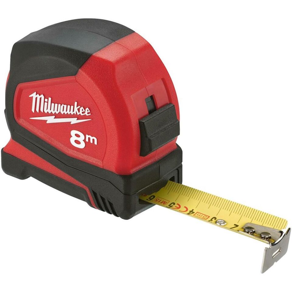 MİLWAUKEE Şerit Metre Pro Kompakt 8mt/25mm (4932459594)
