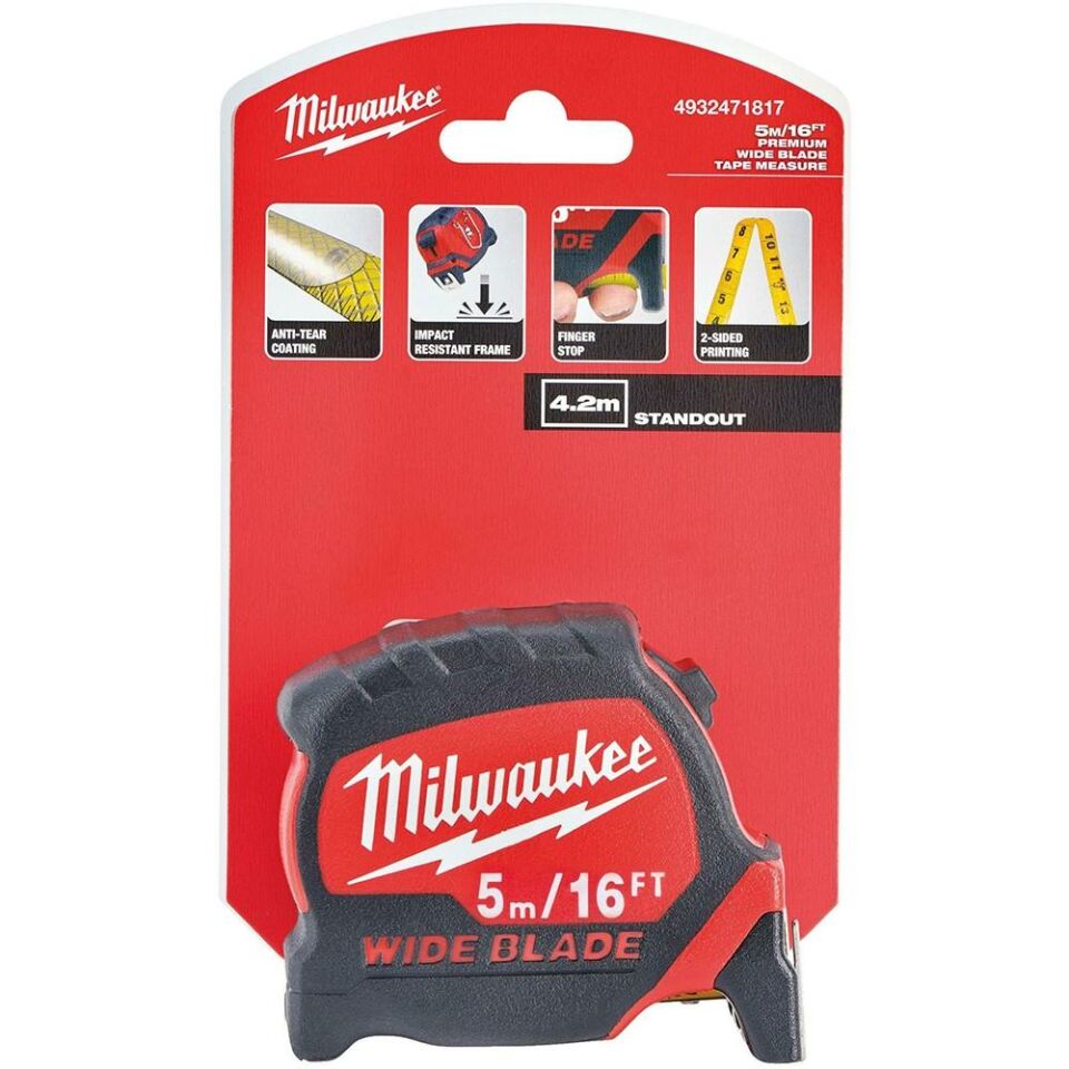 MİLWAUKEE Premium Wıde Blade Şerit Metre 5/16 M  (4932471817)