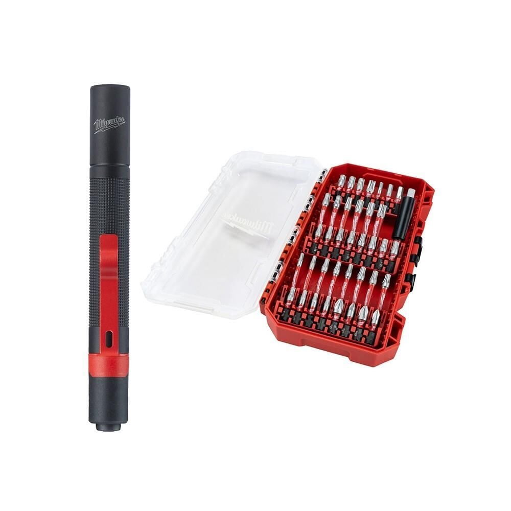 MİLWAUKEE Bits Uç Seti 39 Parça Shockwave Impact Duty + Led Fener (4932498608)