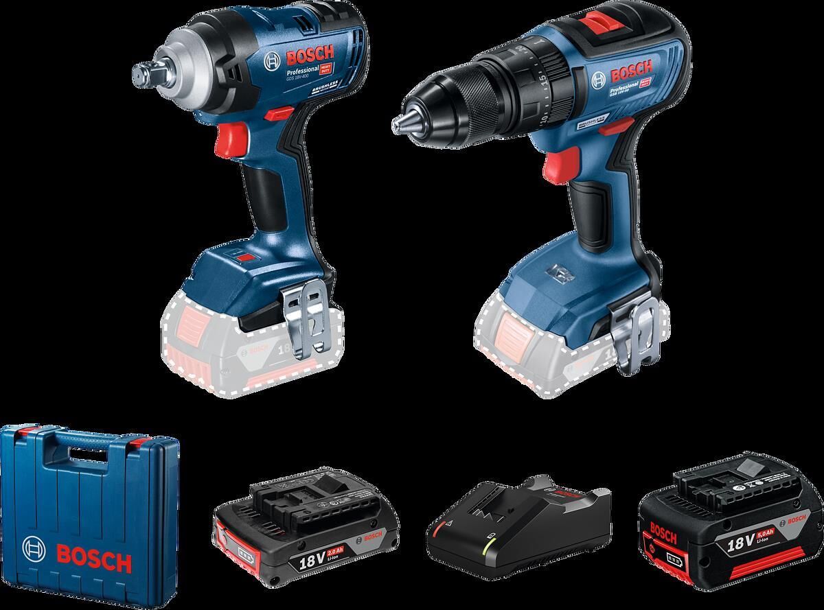 BOSCH GDS 18V-400 + GSB 18V-50 (0 601 9K0 003)