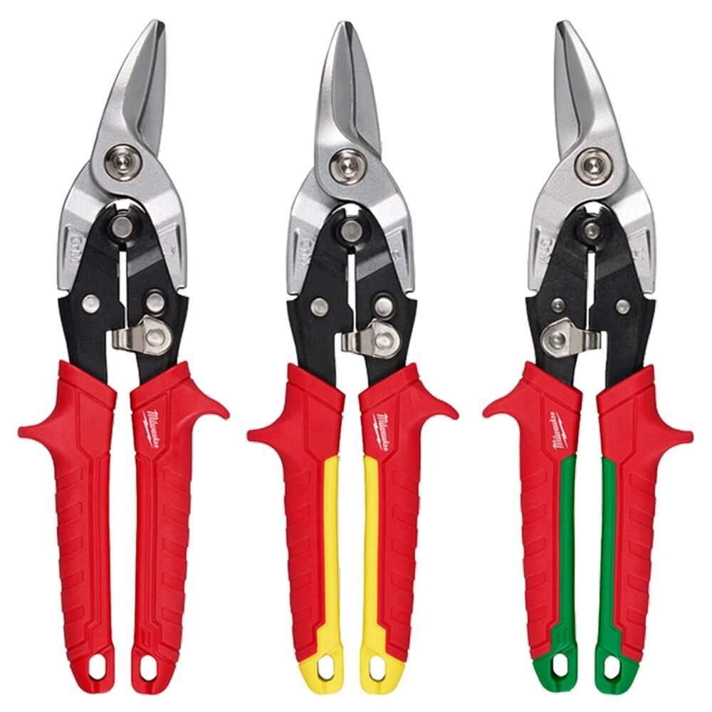 MİLWAUKEE Kaportacı Makası 3'lü Set (Sağ-Sol-Düz) (4932499020)