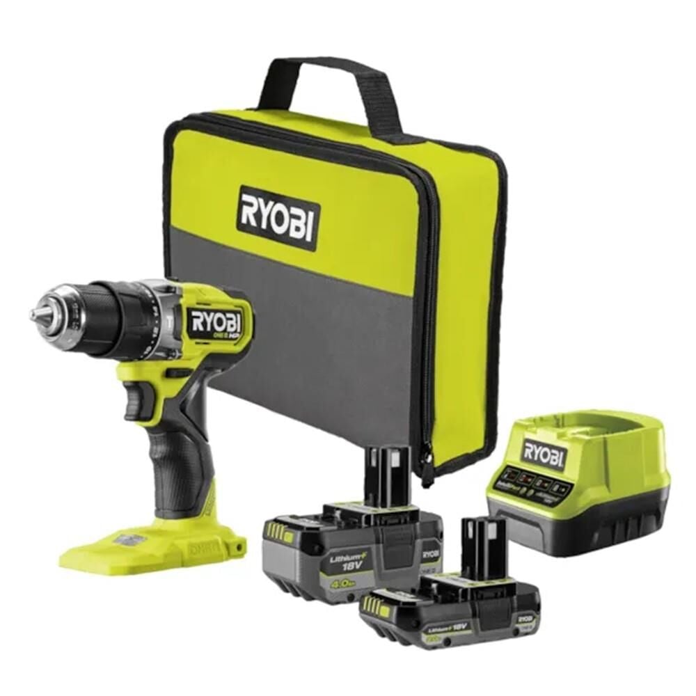 RYOBİ RPD18C1-242S Akülü Kömürsüz Kompakt Darbeli Matkap (1x4.0Ah+1x2.0Ah+Şarj Cihazı) (5133006524)
