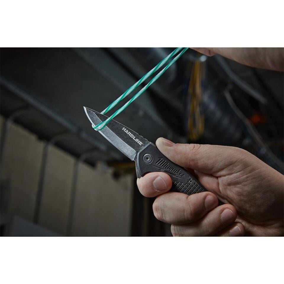 MİLWAUKEE Hardline 64mm Katlanır Düz Ağızlı Bıçak (4932492452)