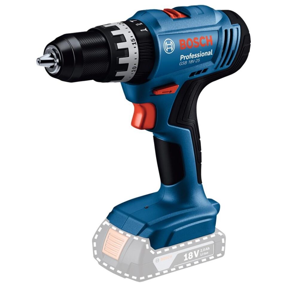 BOSCH GSB 18V-25 + GBH 18V-18 Akülü Kırıcı Delici ve Darbeli Matkap Kombi Set (1x2.0Ah Akü + GAL 18V-20 Şarj Cihazı) (0 615 A50 07P)