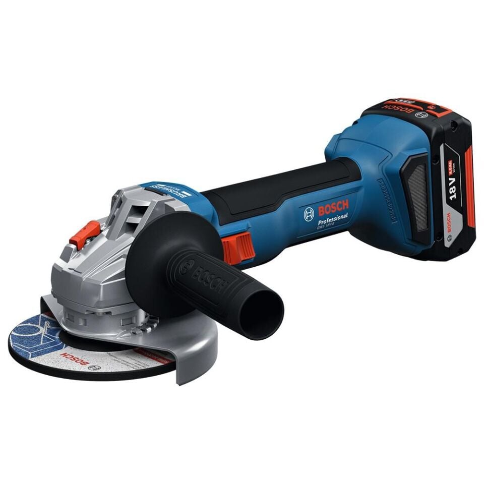 BOSCH GWS + GBH Taşlama ve Kırıcı Delici Set (2x4.0Ah Akü + GAL 18V-40 Şarj Cihazı) (0 615 V00 03C)
