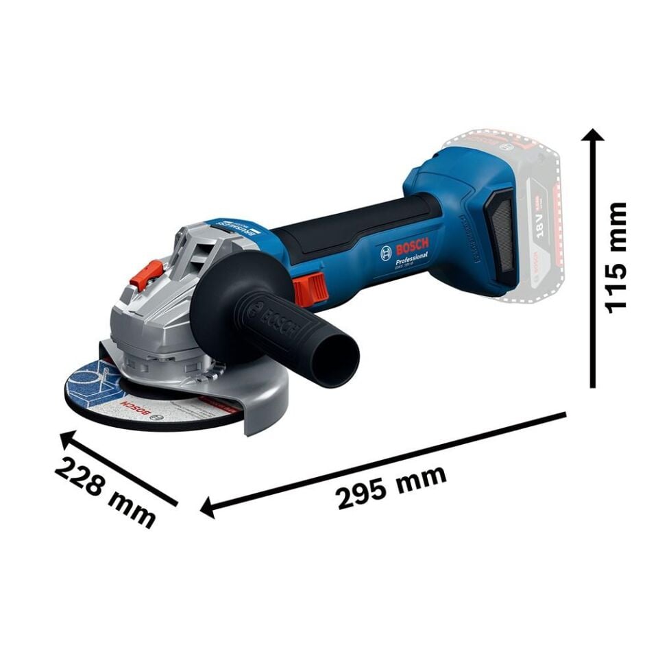 BOSCH GWS + GBH Taşlama ve Kırıcı Delici Set (2x4.0Ah Akü + GAL 18V-40 Şarj Cihazı) (0 615 V00 03C)