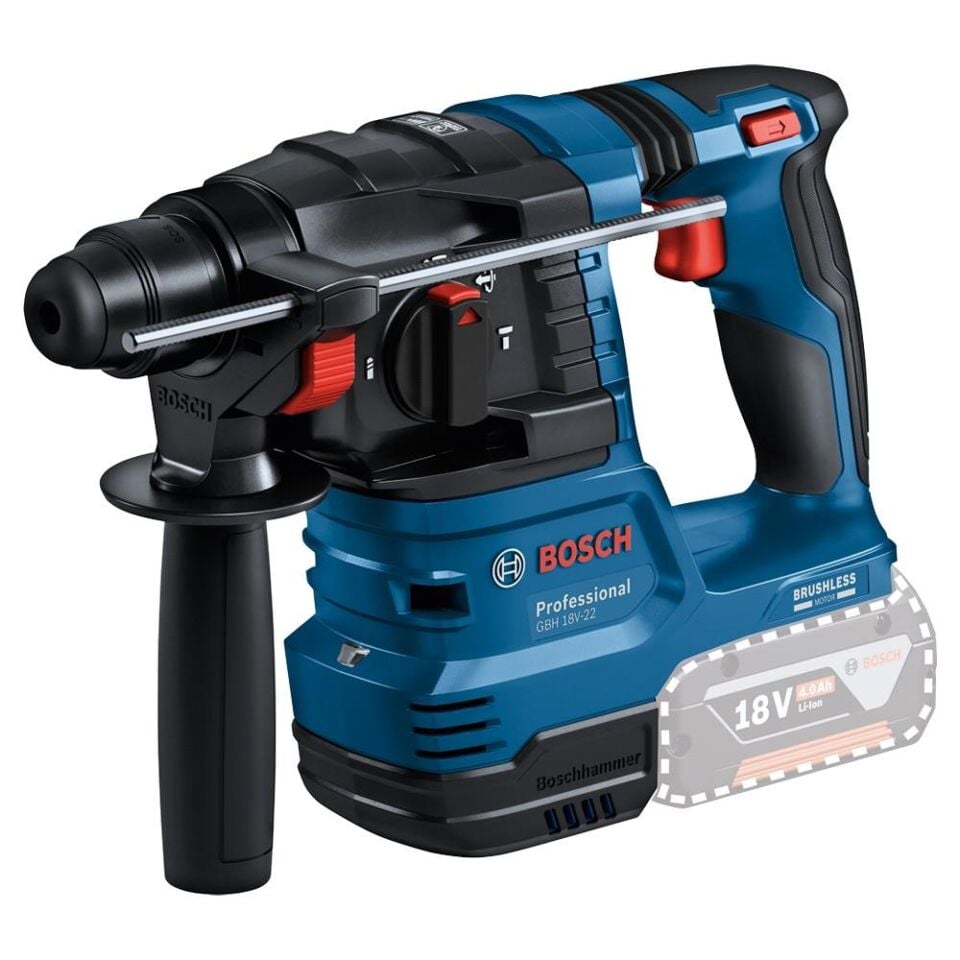 BOSCH GSR + GBH Vidalama ve Kırıcı Delici + 45 Parça Tornavida Seti + 3 Parça SDS Set (Akü Dahil Değildir.) (0 615 V00 03E)