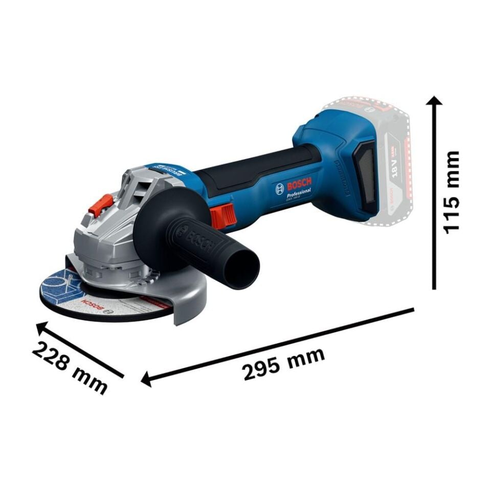 BOSCH GSR 18V-45 + GWS 18V-8 + GBH 18V-22 KOMBİ SET (3x4.0Ah) (0 615 A50 07L)