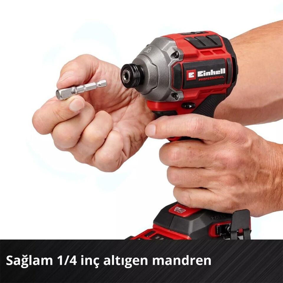 EİNHELL TP-CI 18/250-C Akülü Vidalama Makinesi 250Nm (Akü Dahil Değildir.) (4510095)