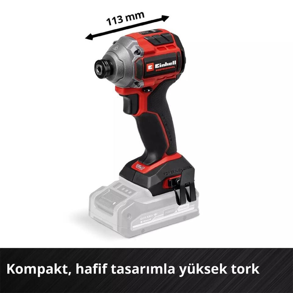 EİNHELL TP-CI 18/250-C Akülü Vidalama Makinesi 250Nm (Akü Dahil Değildir.) (4510095)