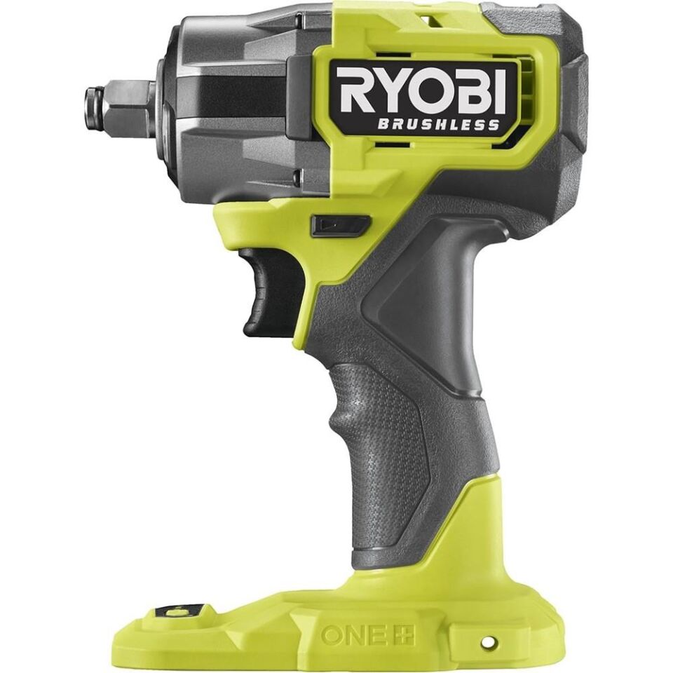 RYOBİ RIW18CBL-0 1/2 Akülü Kömürsüz Kompakt Somun Sıkma (Akü Dahil Değildir.) (5133006492)