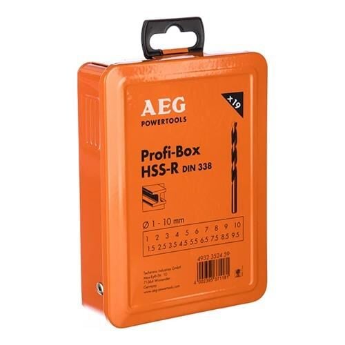 AEG HSS-R 19 Parça Profi-Box Metal Matkap Ucu Seti (4932352459)