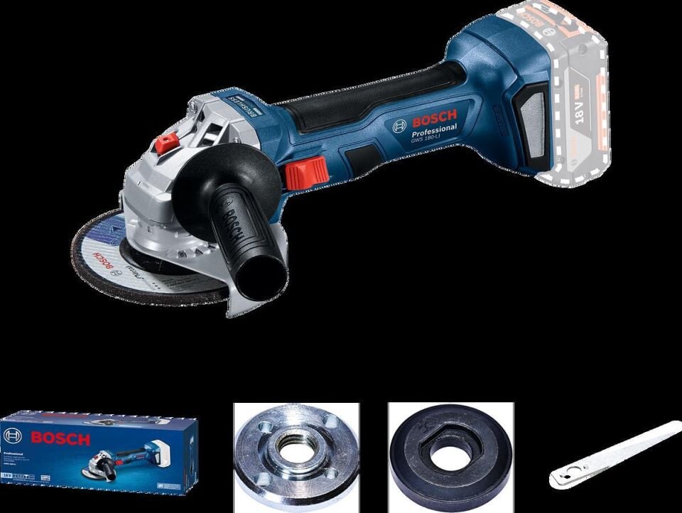 BOSCH GWS 180-Li Akülü Taşlama Makinesi (Akü Dahil Değildir.) (0 601 9H9 020)