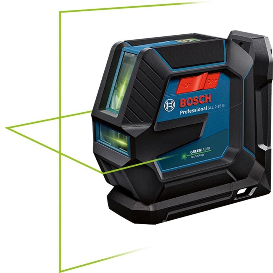BOSCH GLL 2-15 G + LB10 Çizgi Lazeri (0 601 063 W00)