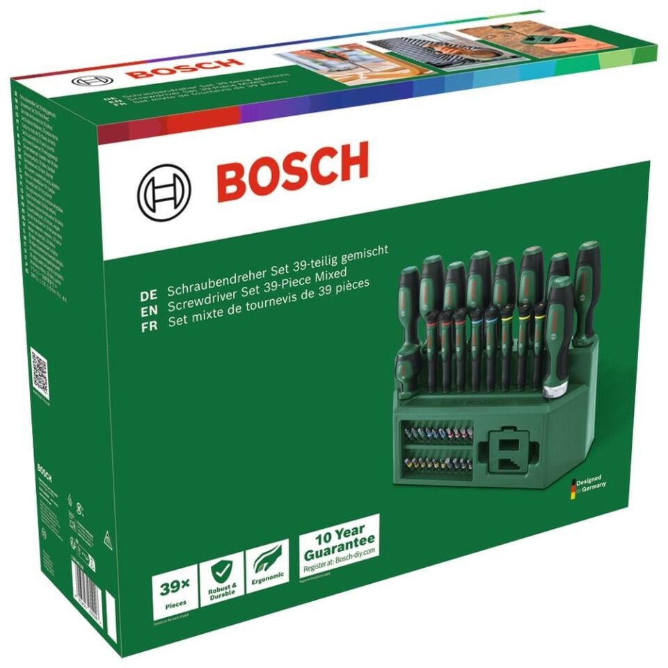 BOSCH 39 Parça Tornavida Seti (1 600 A02 Z9L)