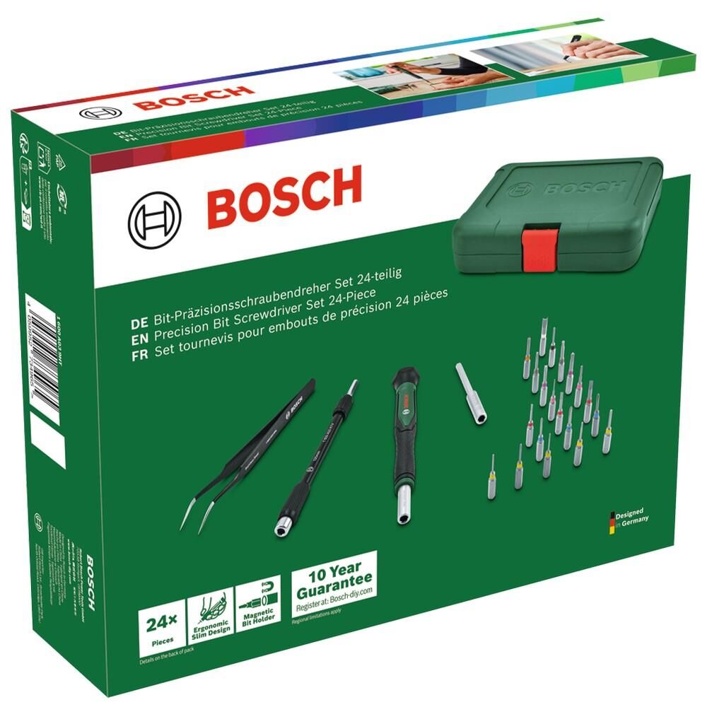 BOSCH 24 Parça Hassas Uçlu Tornavida Seti (1 600 A03 9HT)