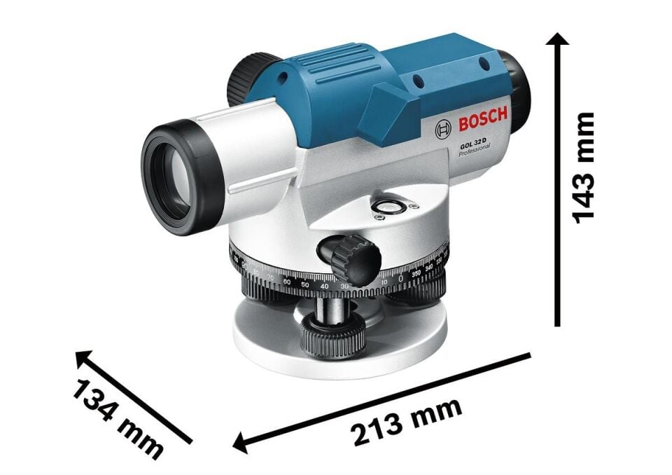 BOSCH GOL 32 D Professional + BT160 + GR500 Optik Nivelman (0 601 068 502)