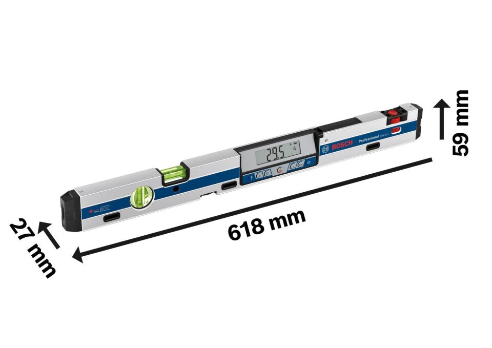 BOSCH GIM 60 L Dijital Eğim Ölçer (0 601 076 900)