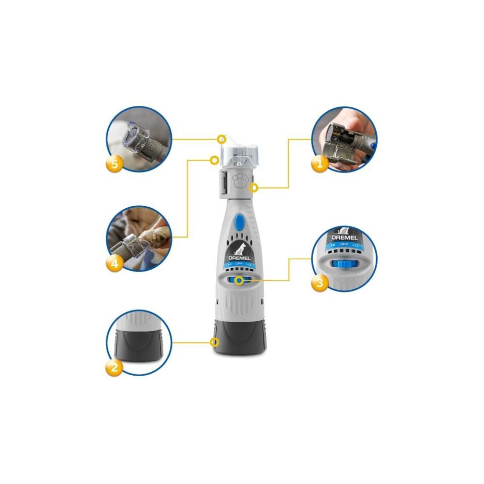 DREMEL 7020 Evcil Hayvan Tırnak Bakım Seti (F 013 702 0JA)