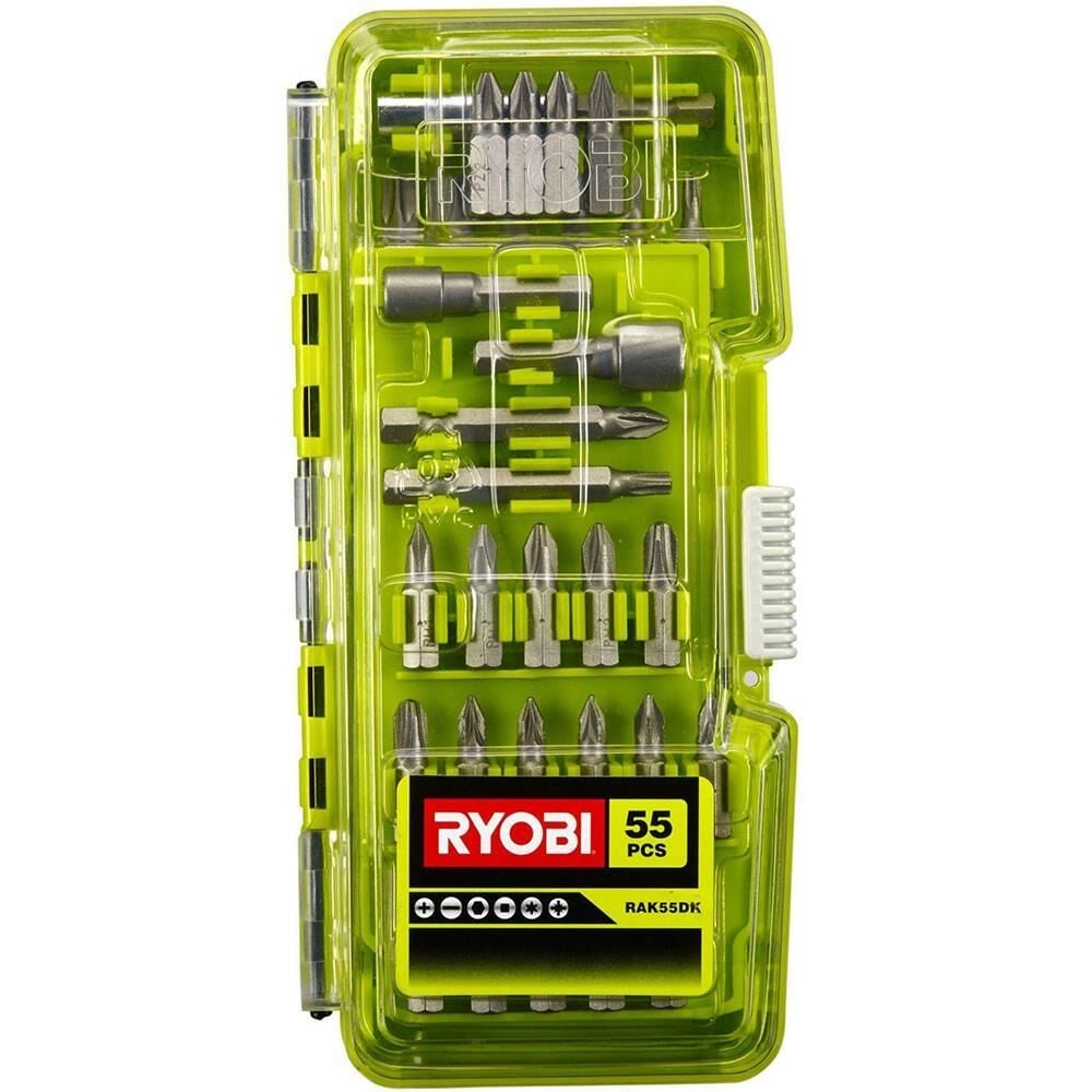 RYOBİ RAK55DK 55 Parça Vidalama Seti (5132004357)