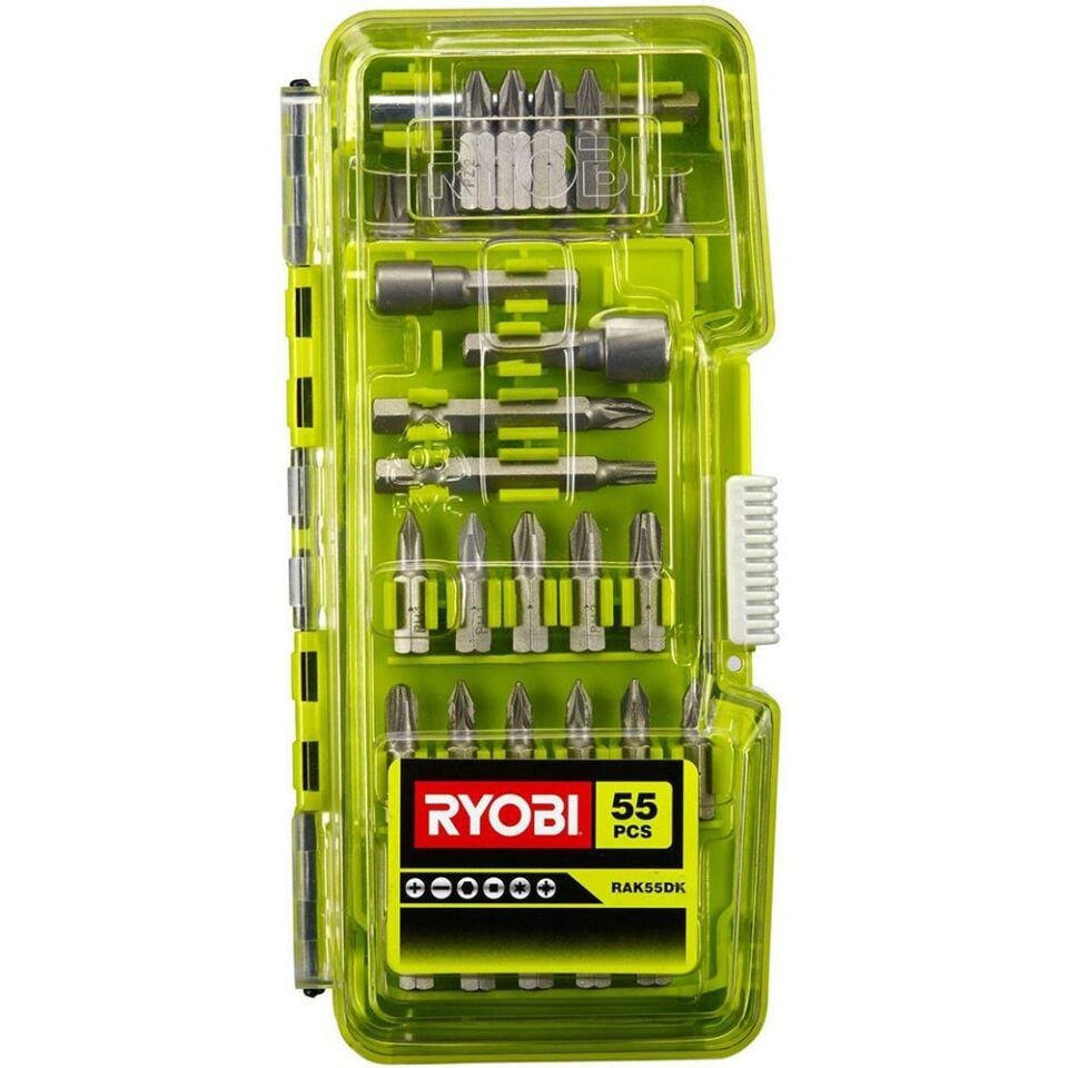 RYOBİ RAK55DK 55 Parça Vidalama Seti (5132004357)