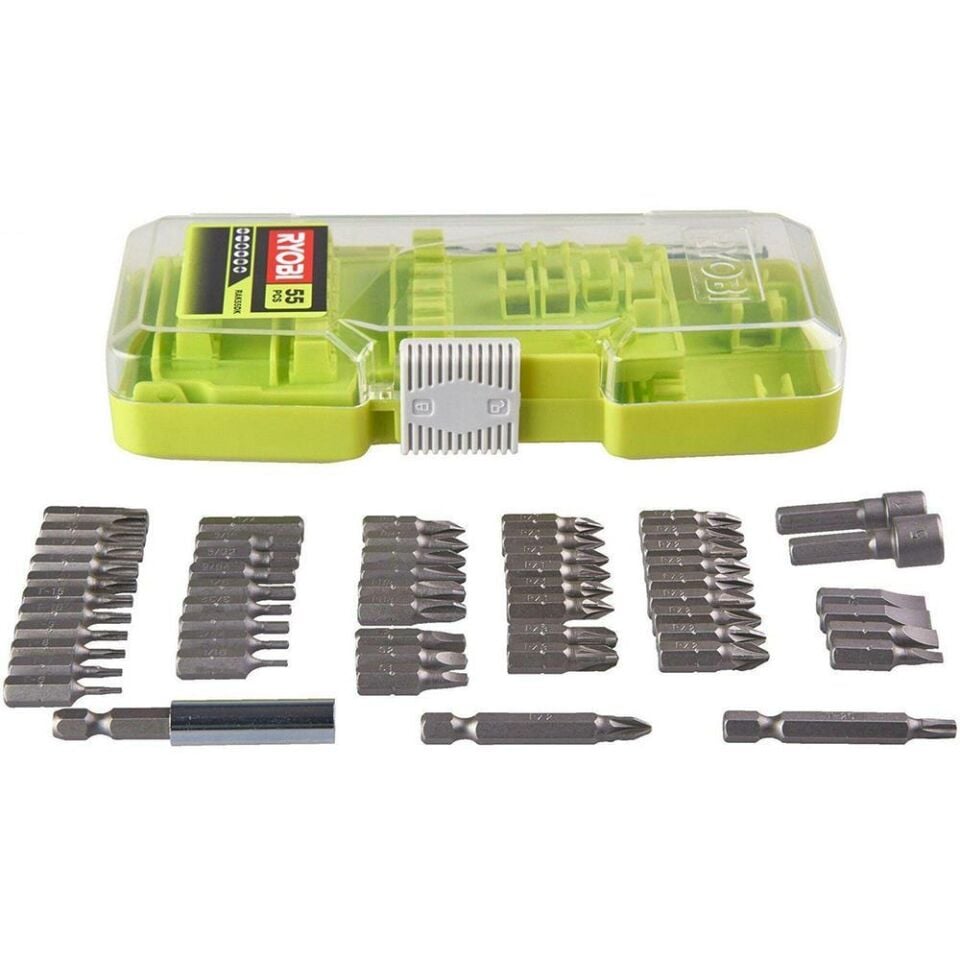 RYOBİ RAK55DK 55 Parça Vidalama Seti (5132004357)