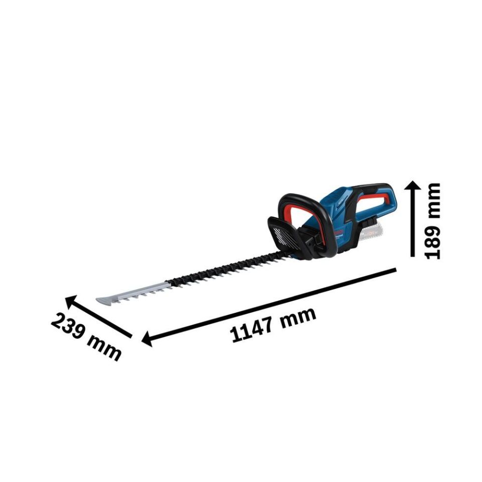 BOSCH GHE 18V-60 Akülü Çit Kesme (Akü Dahil Değildir.) (0 600 8C9 000)