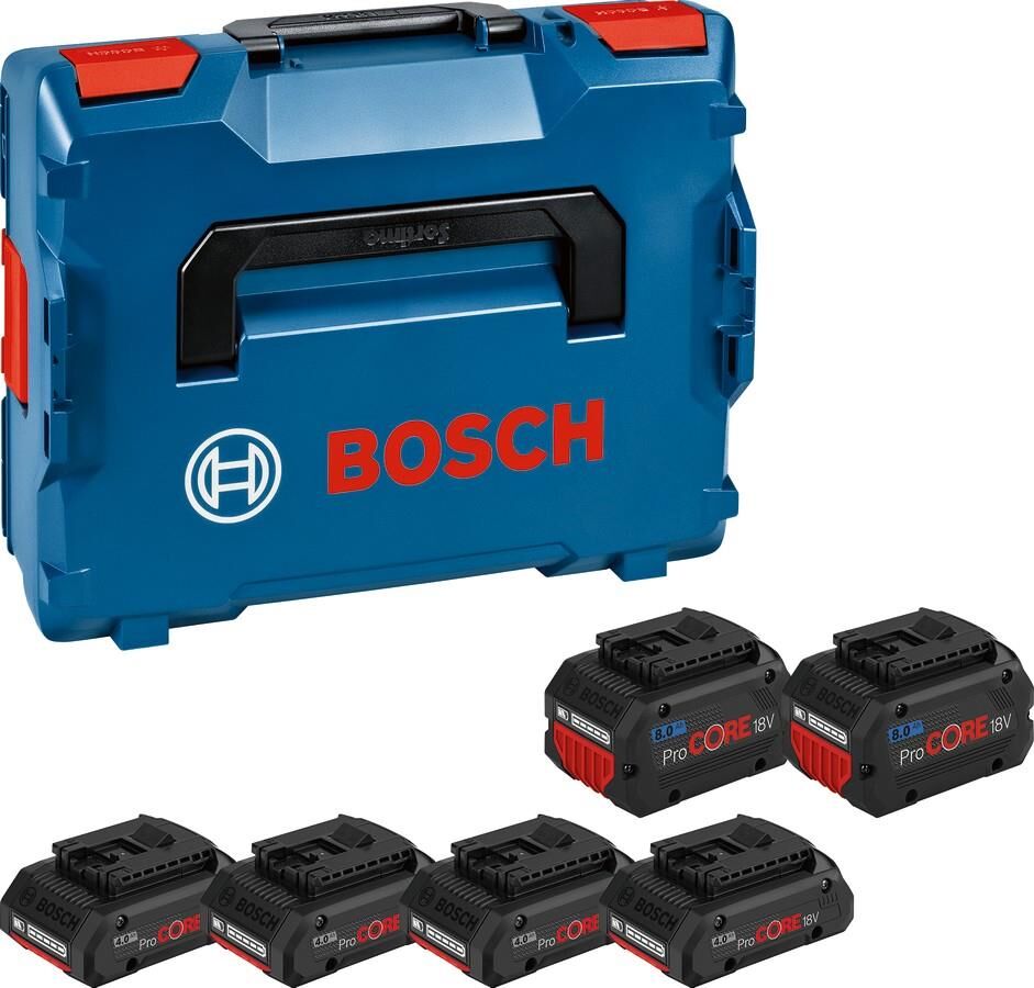 BOSCH AkÜ Seti 4x PC18V 4.0Ah + 2x PC18V 8.0Ah Akü (1 600 A02 A2T)