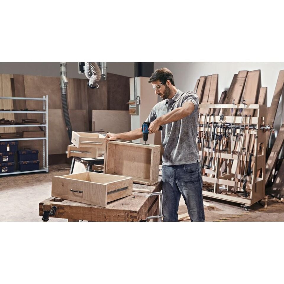 BOSCH GSB 12V-30 Akülü Darbeli Delme Vidalama Makinesi (2x2.0Ah) (0 601 9G9 100)