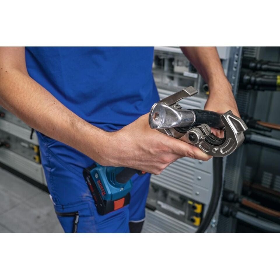 BOSCH GPH 18V-60 Akülü Hidrolik Kablo Pabuç Sıkıcı (Akü Dahil Değildir.) (0 601 9P0 100)
